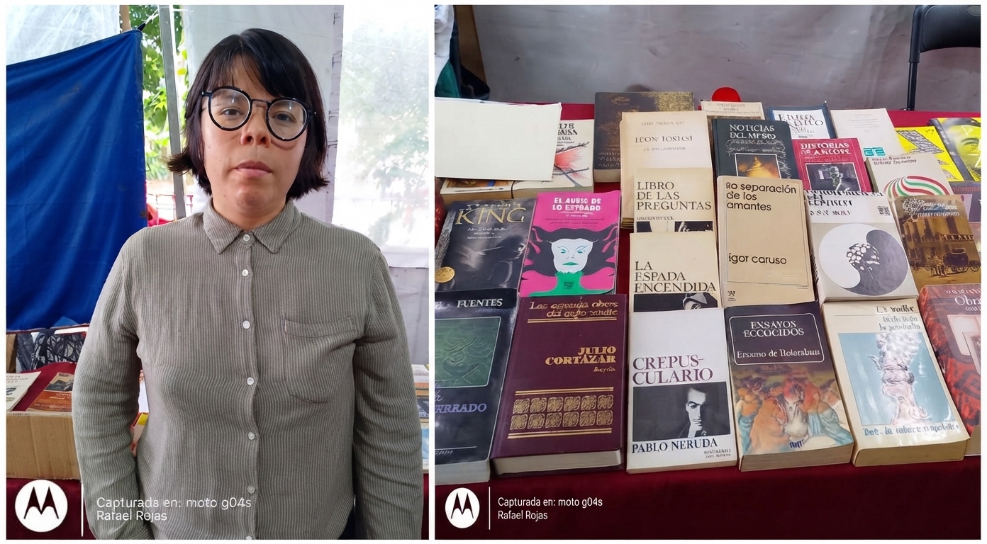 UNA POETA ENTRE LIBROS
