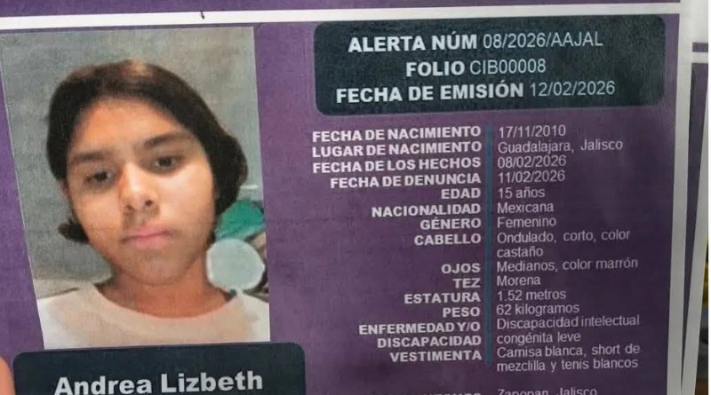 CLAMAN JUSTICIA POR JOVEN DESAPARECIDA
