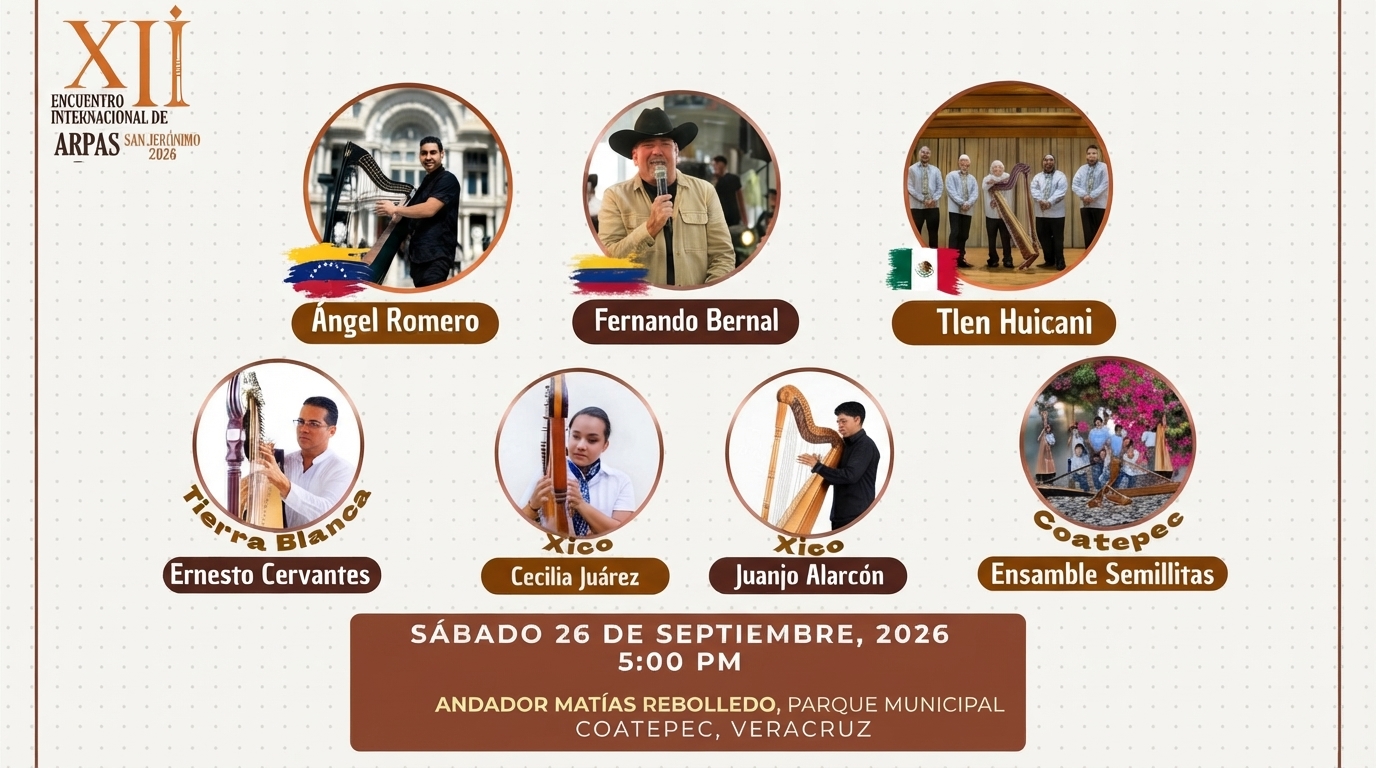 EL ARPA SONARÁ EN COATEPEC