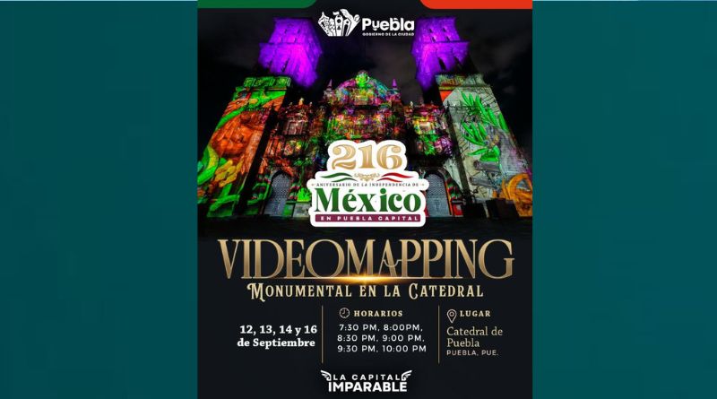 FIESTAS PATRIAS CON VIDEOMAPPING MONUMENTAL: INVITACIÓN DEL GOBIERNO DE PEPE CHEDRAUI