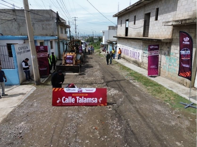 GOBIERNO DE PEPE CHEDRAUI COMIENZA OBRAS VIALES EN JUNTA AUXILIAR DE SAN PABLO XOCHIMEHUACAN