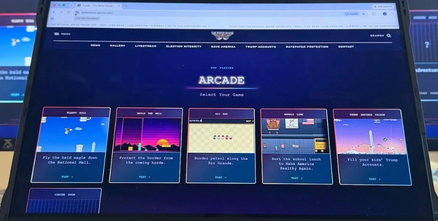 LA CASA BLANCA INCORPORA JUEGOS DE LA AGENDA DE TRUMP EN SU PLATAFORMA DIGITAL