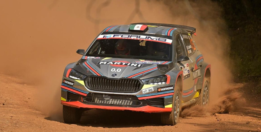 EL MEXICANO SE POSICIONA EN EL PODIO DEL RALLY DE PARAGUAY