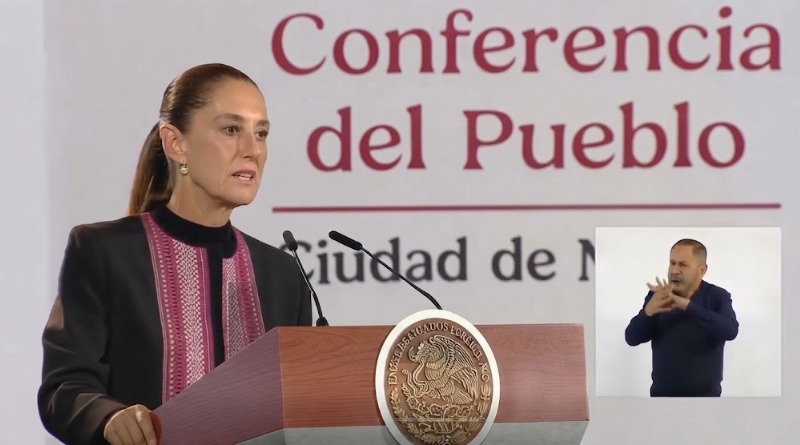 RECHAZA SHEINBAUM INJERENCIA DE EE.UU.