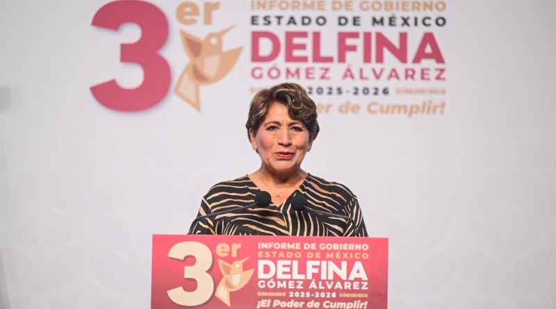 RINDE DELFINA GÓMEZ TERCER INFORME