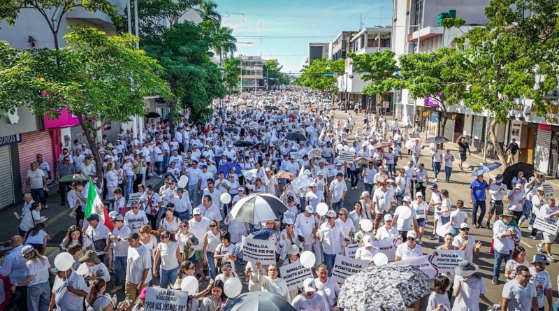 SINALOA MARCHA HARTA TRAS DOS AÑOS DE NARCOGUERRA