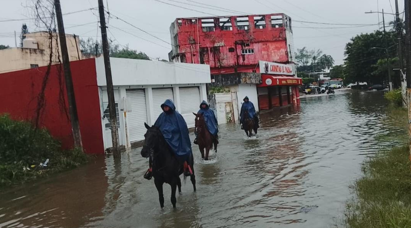 MANTIENEN ALERTA EN VERACRUZ POR LLUVIAS