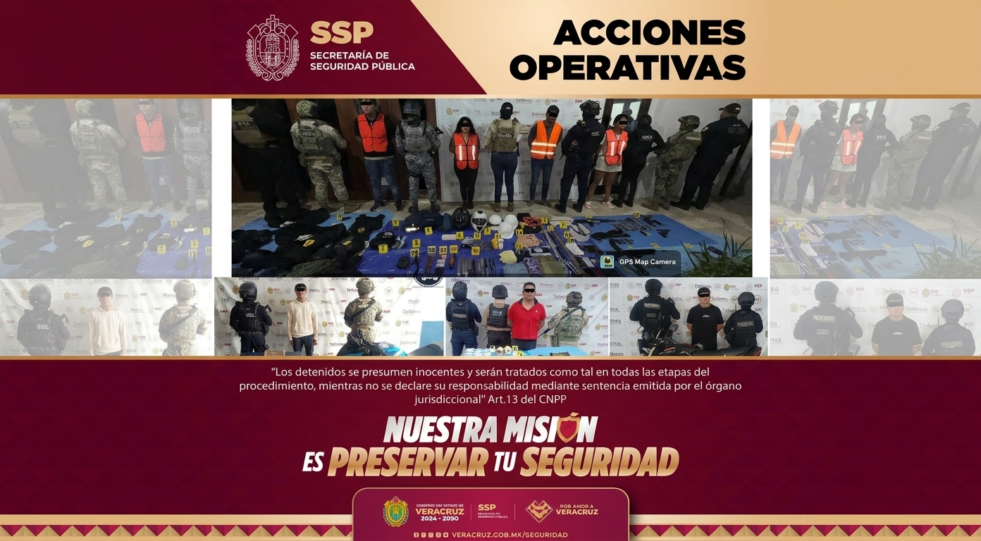 DESMANTELAN RED DELICTIVA EN OPERATIVOS