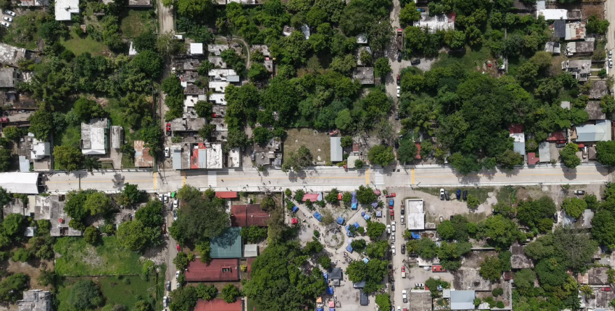 ENTREGAN PAVIMENTACIÓN DE CALLE ZITÁCUARO EN HUASTECA