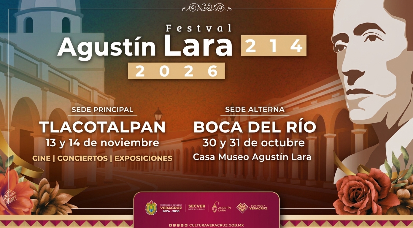 ALISTAN EL FESTIVAL AGUSTÍN LARA 2026