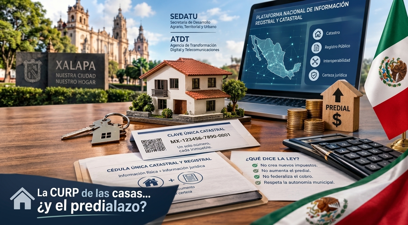 LA CURP DE LAS CASAS… ¿Y EL PREDIALAZO?