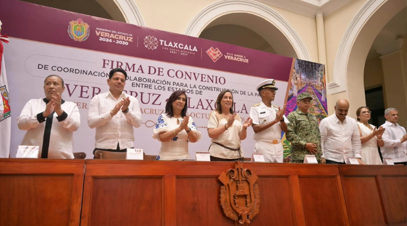 VERACRUZ Y TLAXCALA SELLAN ALIANZA DE SEGURIDAD