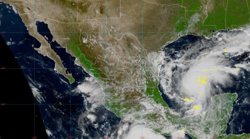 AVANZA TORMENTA ISAÍAS POR GOLFO MEXICANO