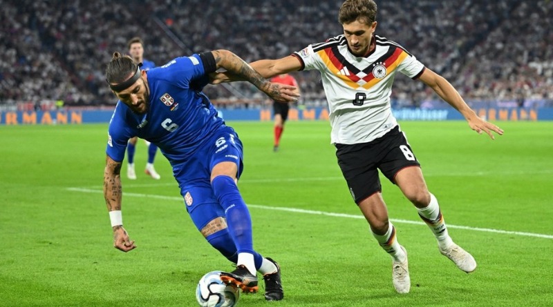 DERROTA ALEMANIA A SERBIA