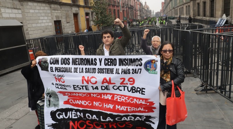 EXIGEN AUMENTO SALARIAL Y SUS PENSIONES JUGOSAS