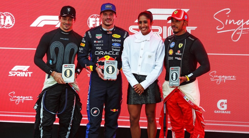 GANA MAX VERSTAPPEN SPRINT EN SINGAPUR
