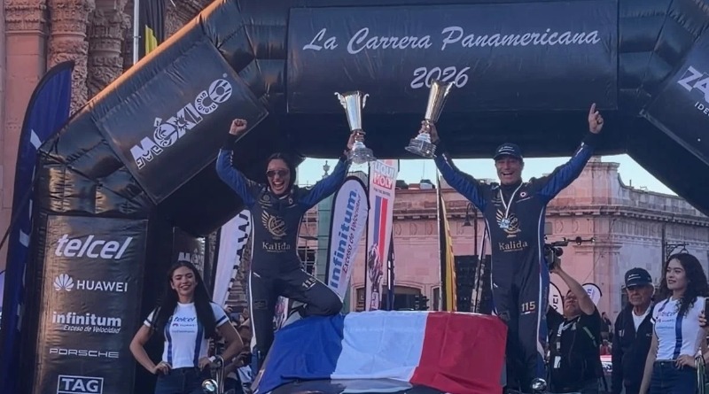 GANAN LAURA Y HILAIRE DAMIRON LA CARRERA PANAMERICANA