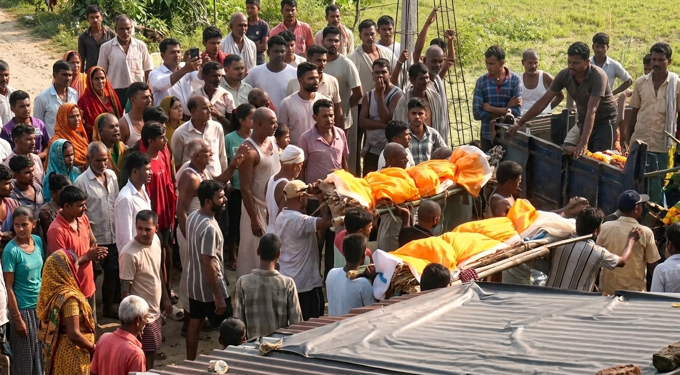 HUNDIMIENTO EN RÍO GANGES DEJA 13 NIÑOS MUERTOS
