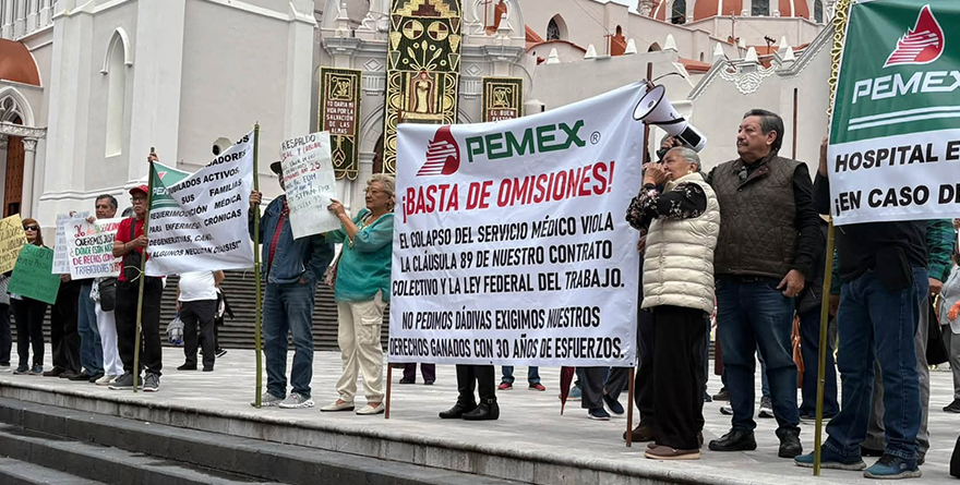 PETROLEROS DENUNCIAN ABANDONO MÉDICO