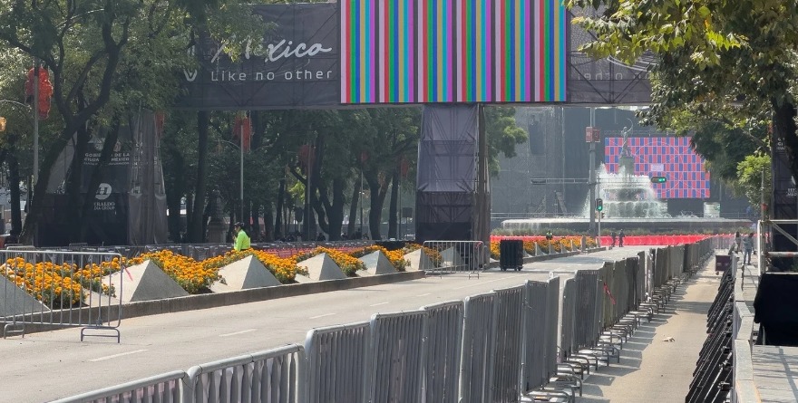 TODO LISTO PARA EL SHOWRUN DE CHECO PÉREZ